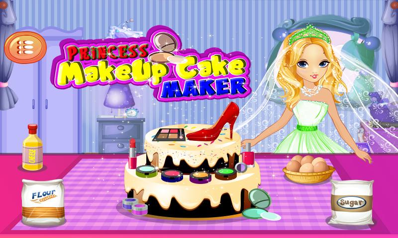 Princess Birthday Makeup Cake Maker截图5