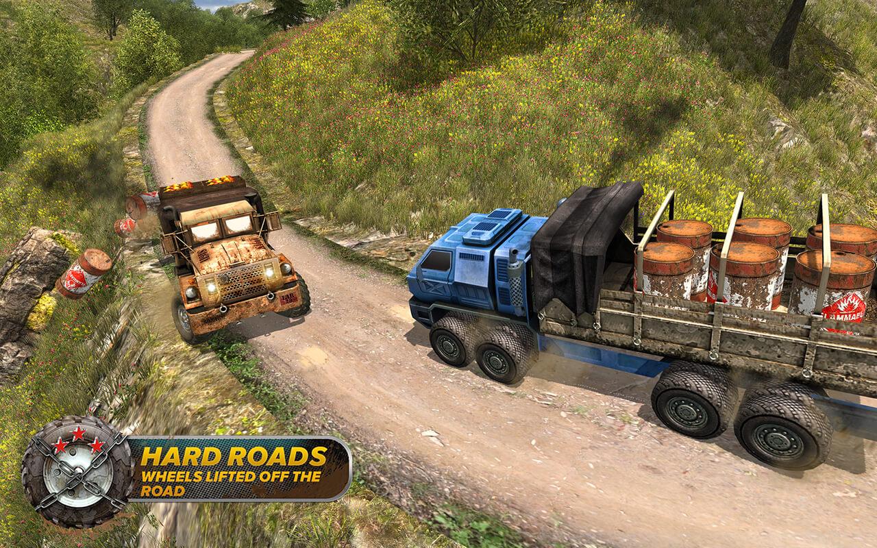 Off-Road Trucker Muddy Driving: Heavy Trucks Drive截图1