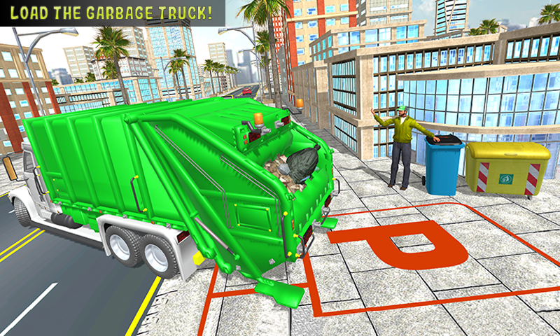 Trash Truck Simulator 2018截图5