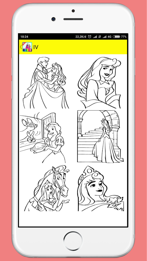 New Princess Coloring Book截图3