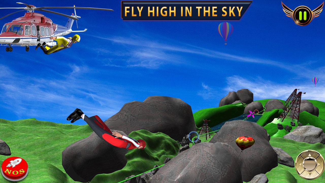 Wingsuit Skydiving Fun Simulator截图1