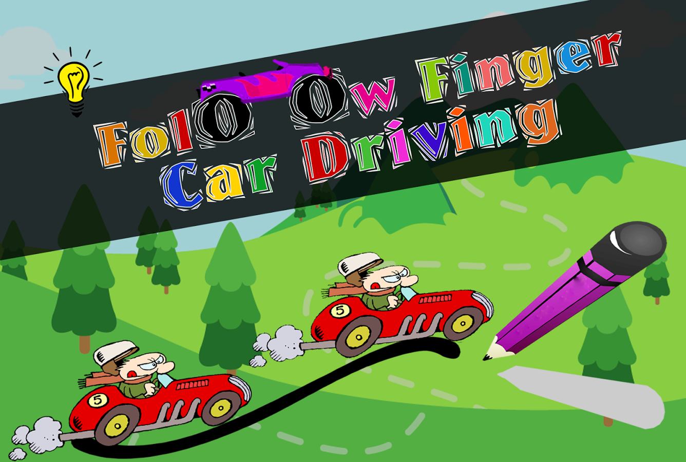 Follow finger - Car Driving截图4
