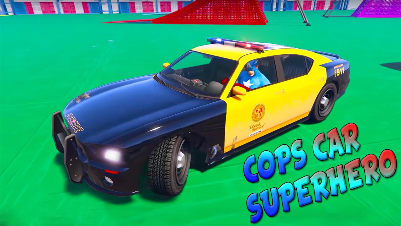 Cop Cars Superhero Stunt Simulator截图5