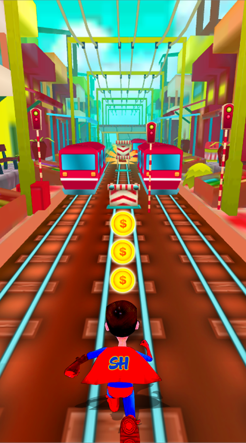 Super Hero Rail Rush Simulator截图3