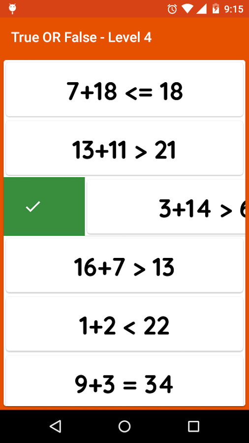 Math Game -True or False截图5