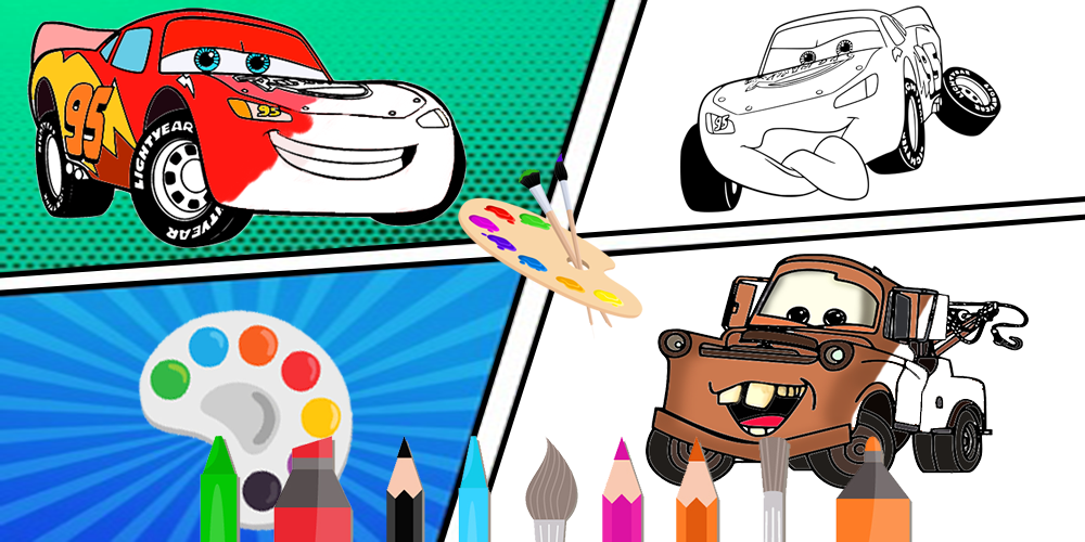 Mcqueen Coloring pages 2 Cars 3 - Coloring Mcqueen截图4