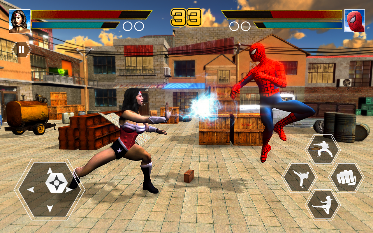 Super Kungfu vs Superhero fighting game 2018截图1