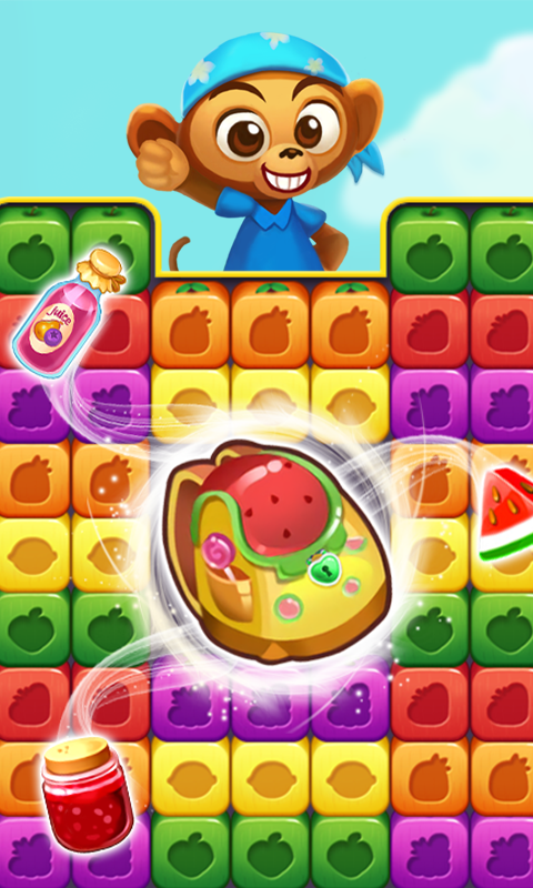 Fruit Pop Splash - Cube Blast Puzzle截图2