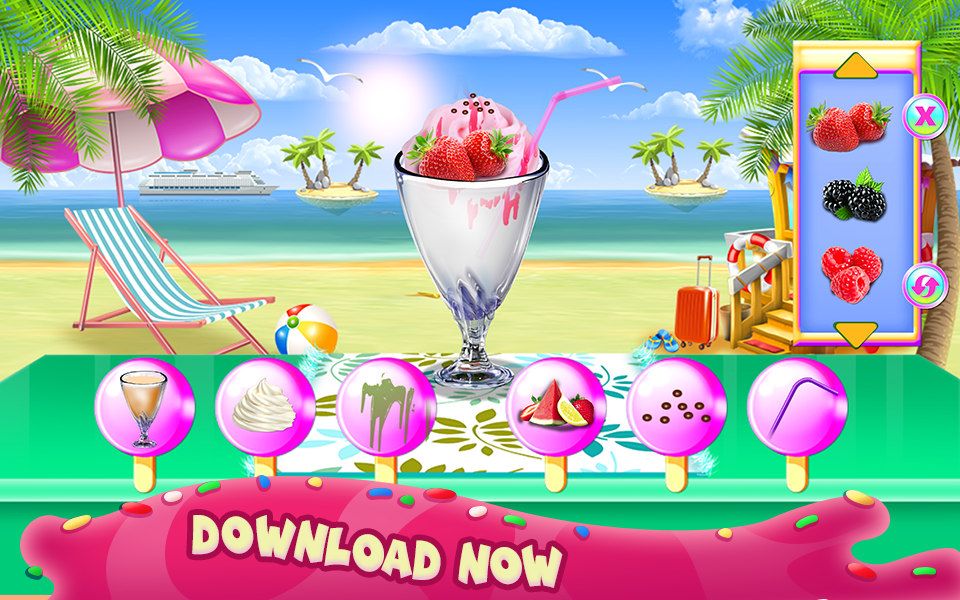 Milkshake Cooking and Decoration截图1