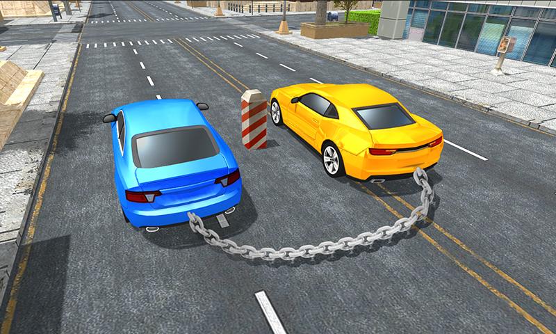 Impossible Chained Cars Match截图3