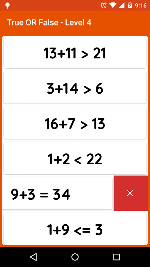 Math Game -True or False截图4