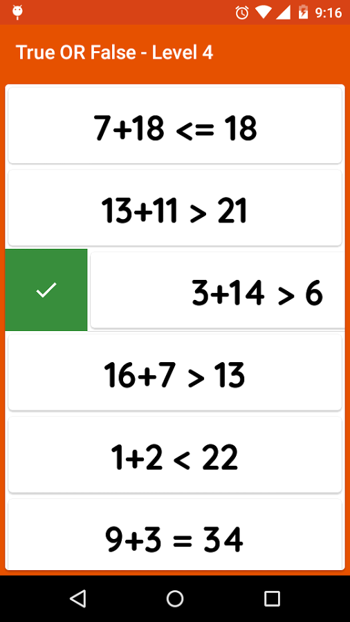 Math Game -True or False截图1
