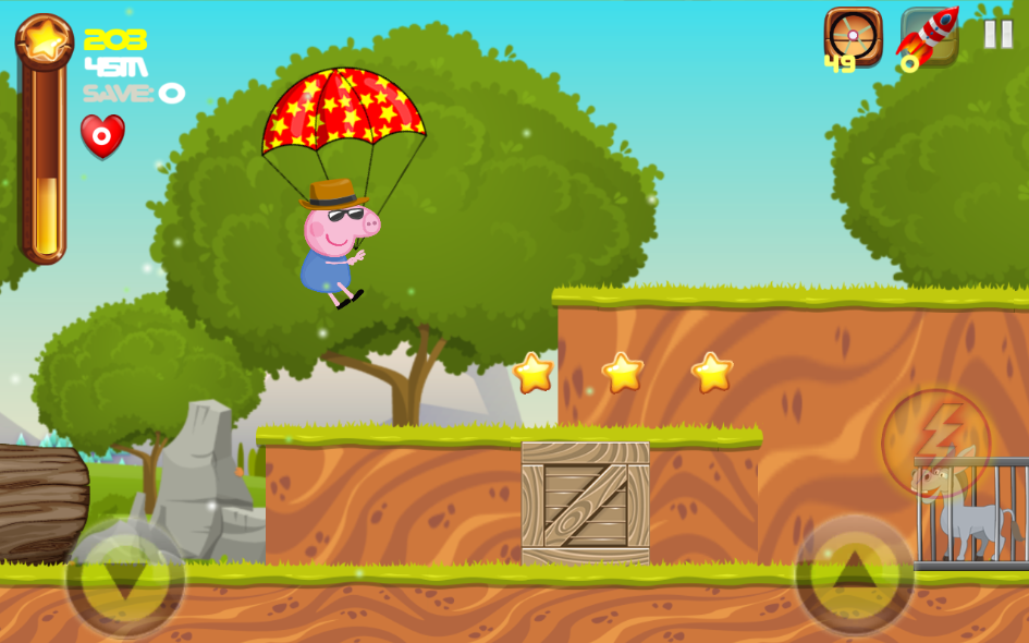 Pepa the Super Pig Adventure - Cartoon Kids Game截图3