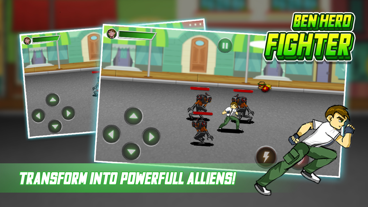 Little Ben Alien Hero - Fight Alien Flames截图1