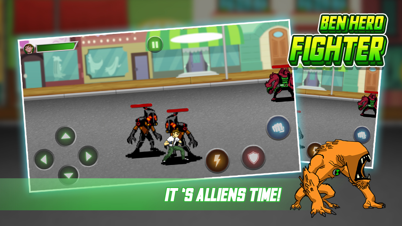 Little Ben Alien Hero - Fight Alien Flames截图4