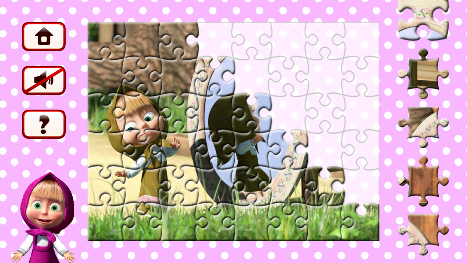 Jigsaw Puzzles for Kids with Masha and bear截图3