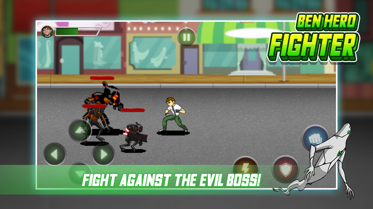 Little Ben Alien Hero - Fight Alien Flames截图2