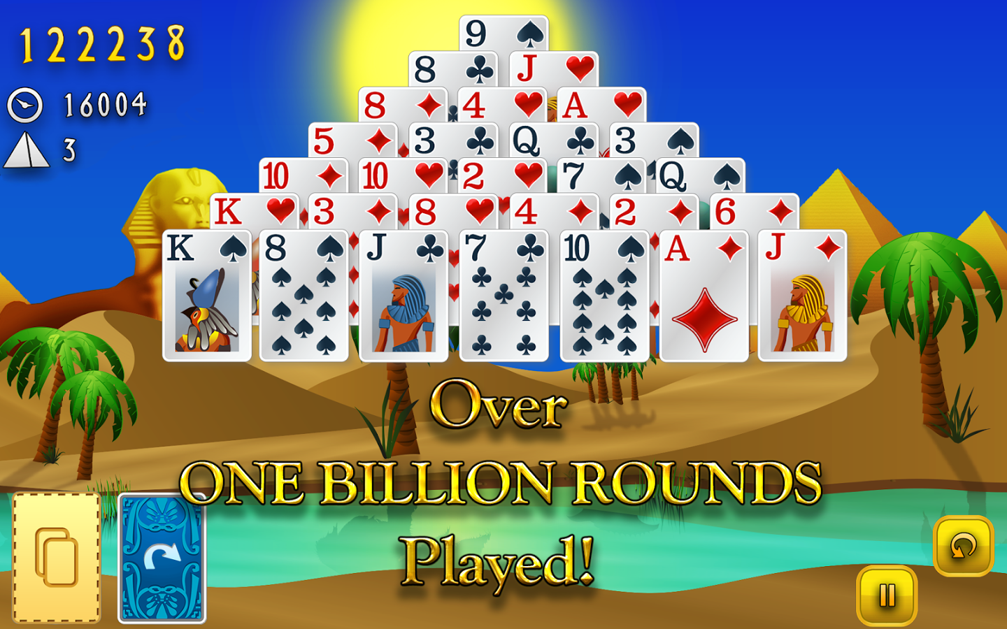 Pyramid Solitaire Ancient Egypt截图4