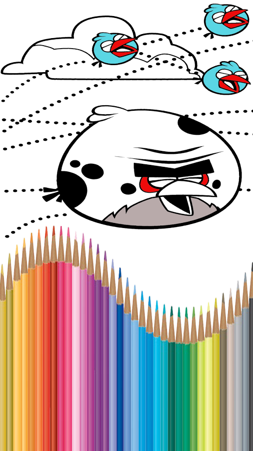 Kids Coloring Book For Angry Birds截图3