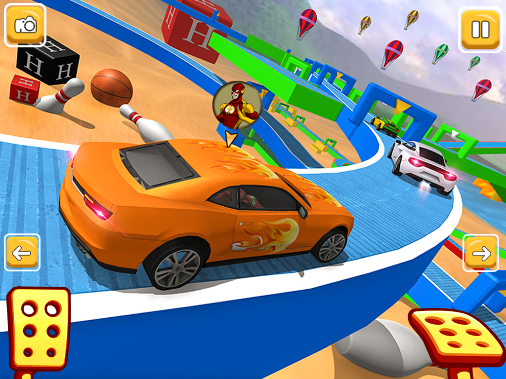 Superhero Car Racing & Car Stunts截图2