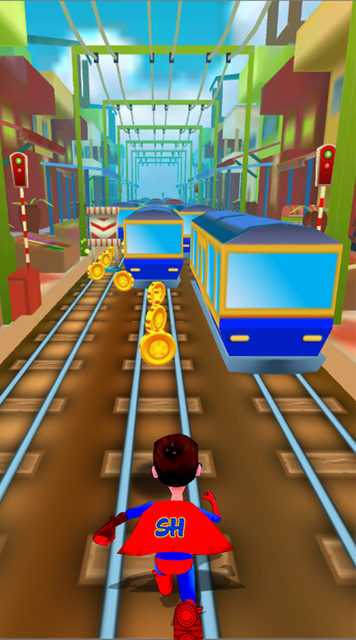 Super Hero Rail Rush Simulator截图4