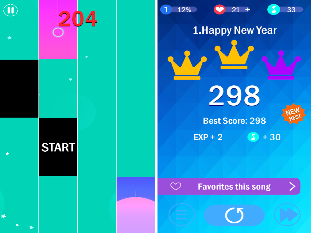 Piano Tiles 1 Blue - Music - 2018截图2