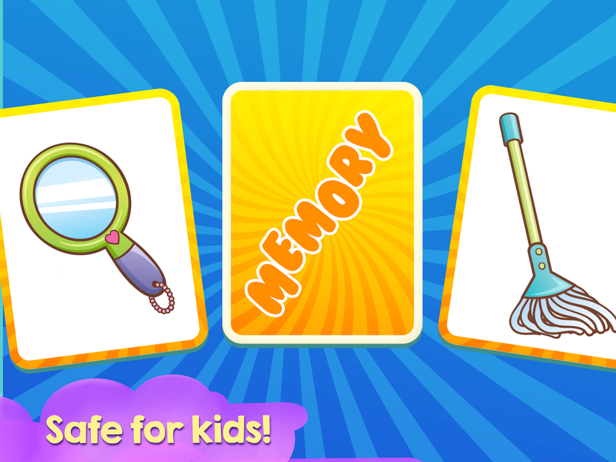 Cleaning - Memory Game for kids截图2