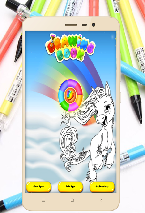 Coloring Unicorn Pony Page截图5