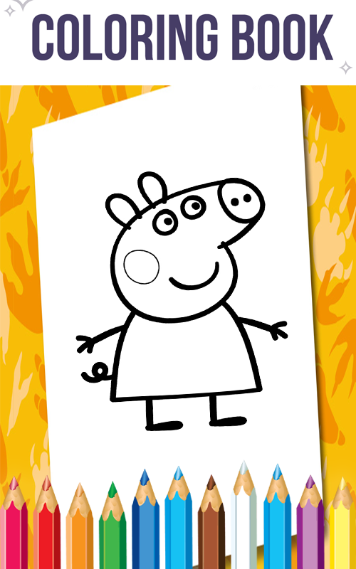 How To Color Peppa Pig - Peppa Pig games截图5