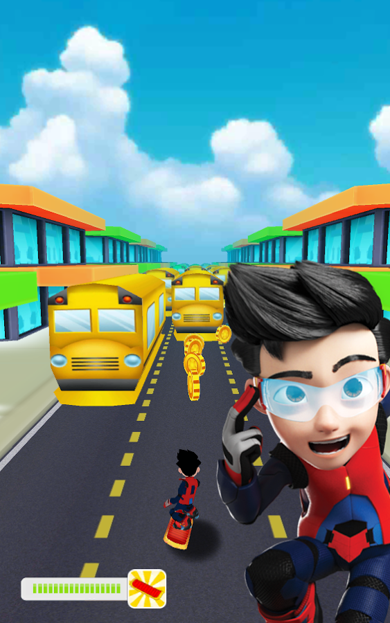 Subway Ejen Ali Rush: Run, Dash & Jump Subway Game截图2