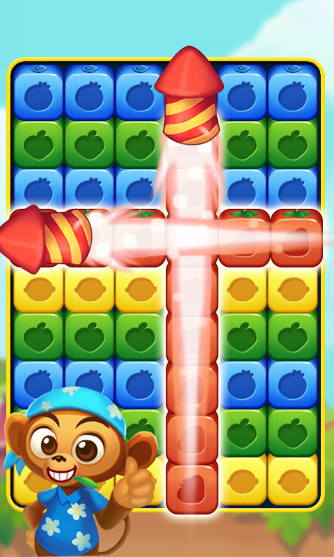 Fruit Pop Splash - Cube Blast Puzzle截图3