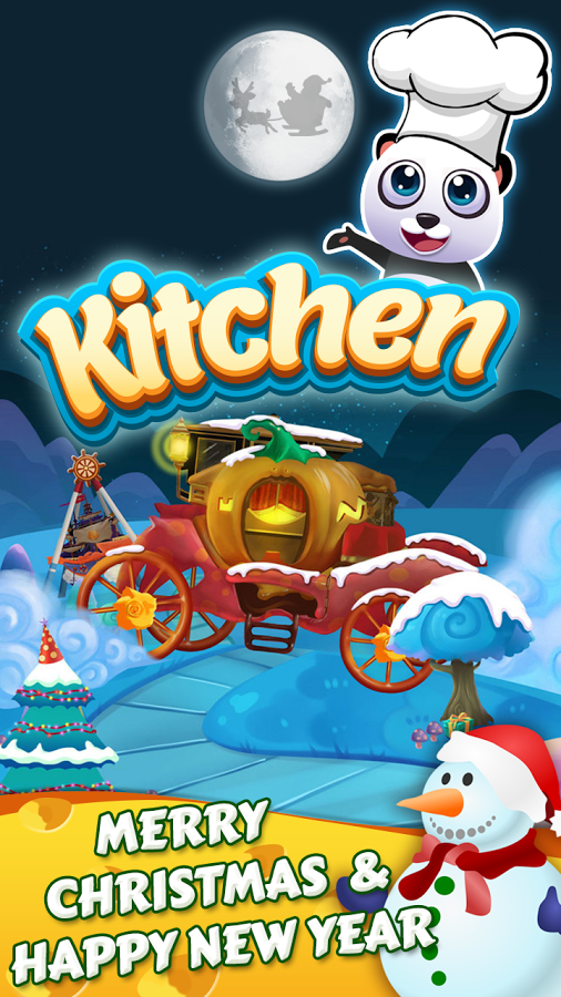 Panda Kitchen - Cookie Match 3截图1