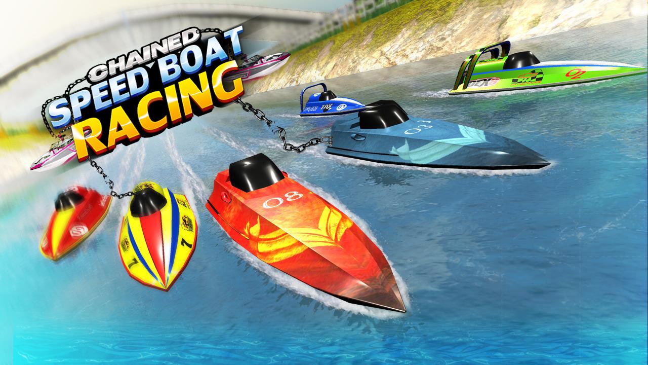 Chained Speed Boat Racing截图5