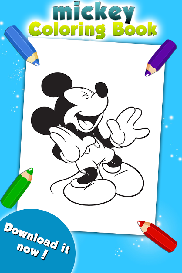 Mickey Coloring Game For Mouse截图2