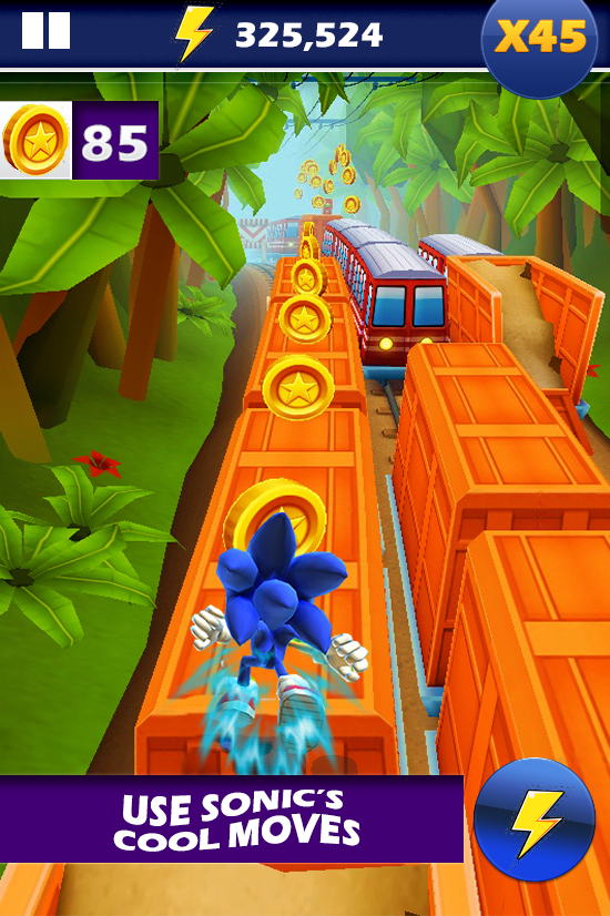 Sonic Adventure Dash : Adventure Legends Rush 3D截图1