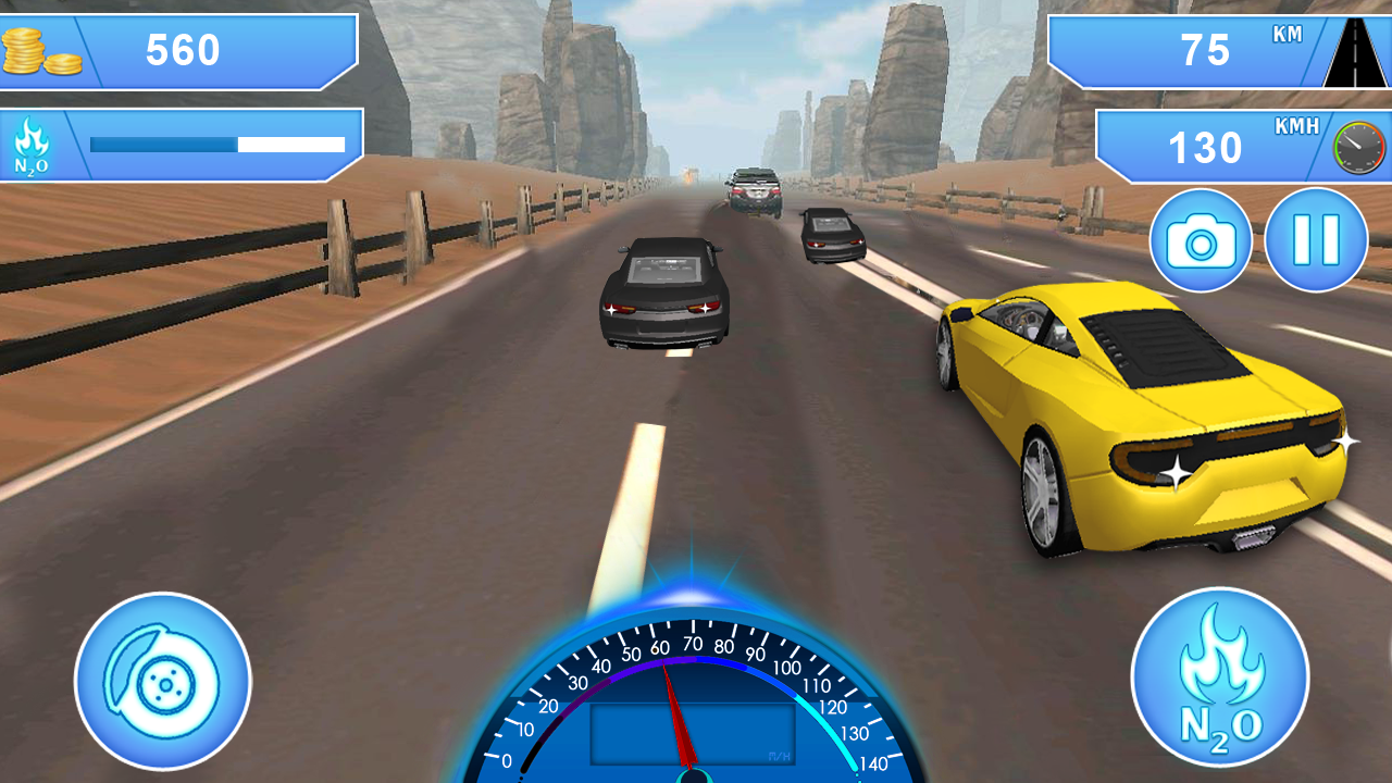 Highway Traffic Furious Racer 3D截图2