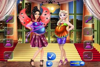 Ice Princess Queen & BFFs Pregnant Caring Game截图2