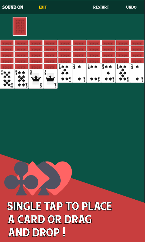 Spider Solitaire Free Card Game截图1