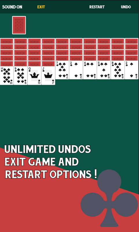 Spider Solitaire Free Card Game截图2