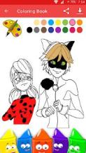 Coloring pages for Ladybug and Cat Noir截图4