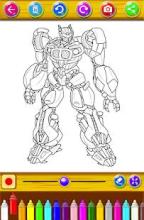 Robot Transform Coloring Pages games free截图2