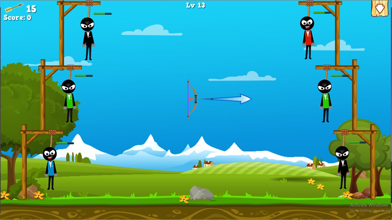 Stickman Archer Revenge截图3