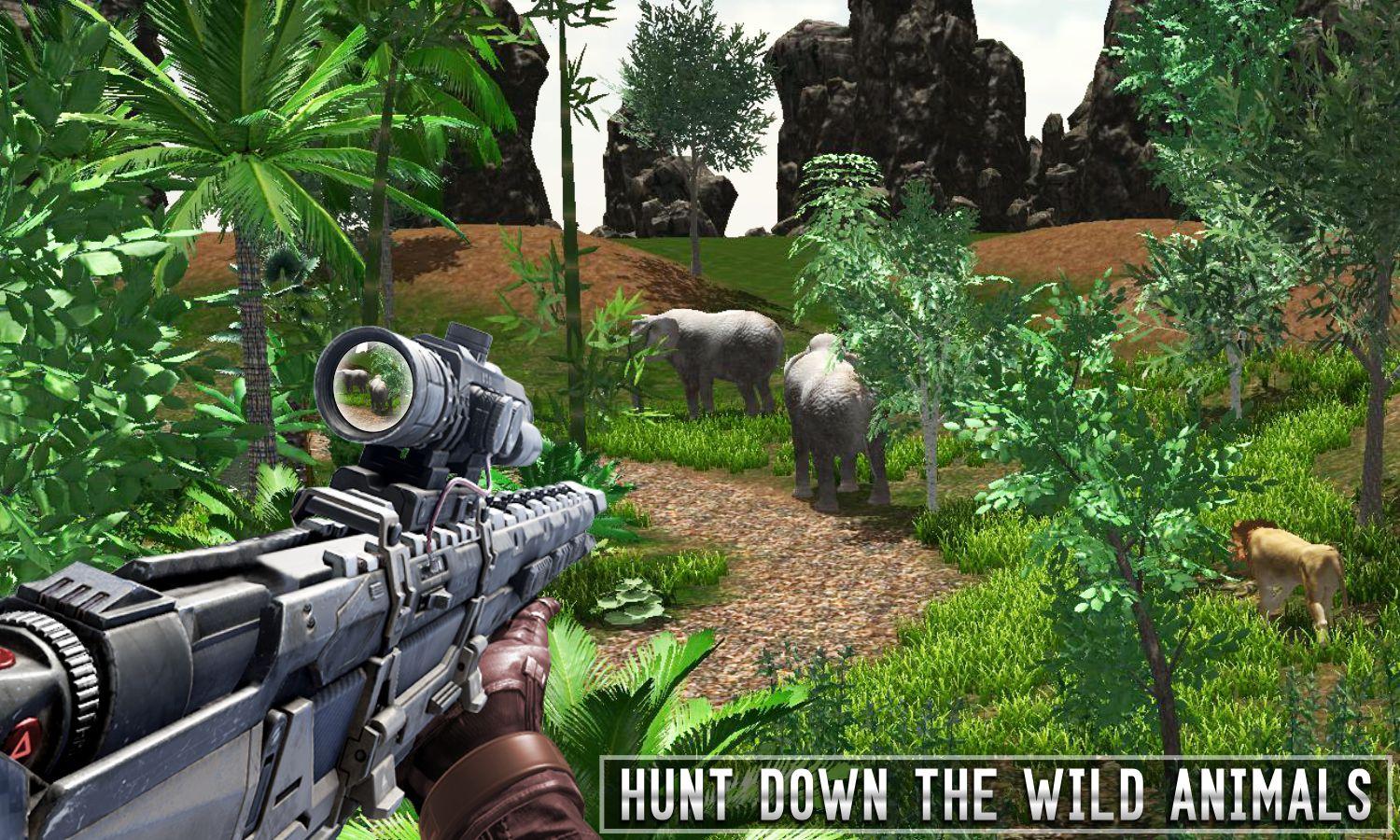 Jungle Animal Sniper Hunter 3d截图5