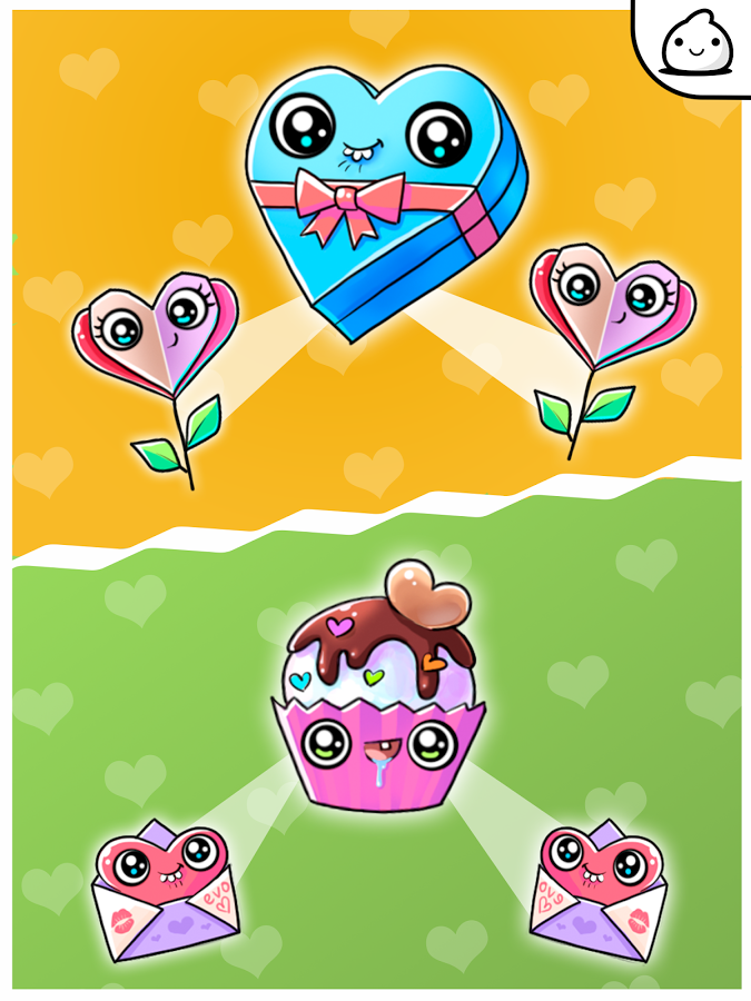 Valentines Day Evolution Idle Cute Kawaii Clicker截图2