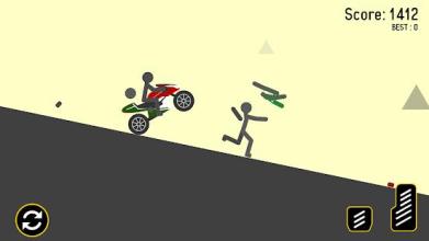 Stickman Turbo Dismount : Mad Destroyer截图1