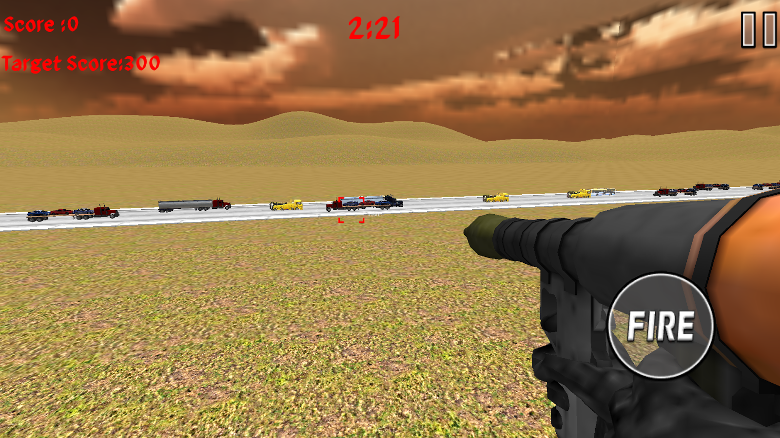 Rocket Launcher Traffic Shooter截图4