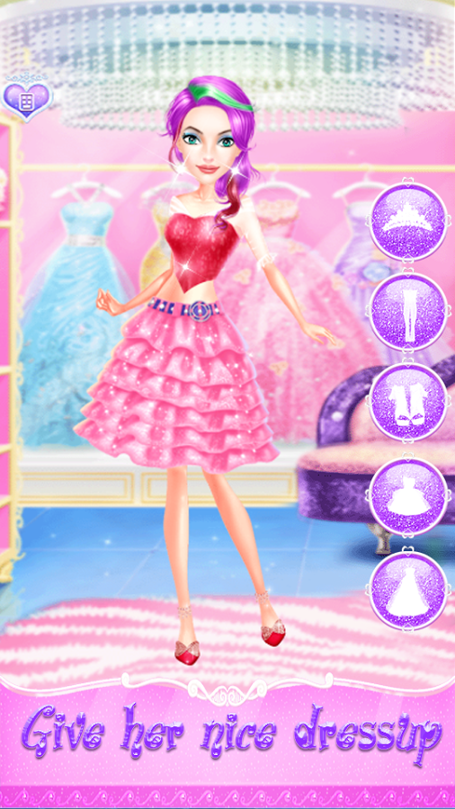 ** Cinderella Fashion makeup salon: DressUp game截图3