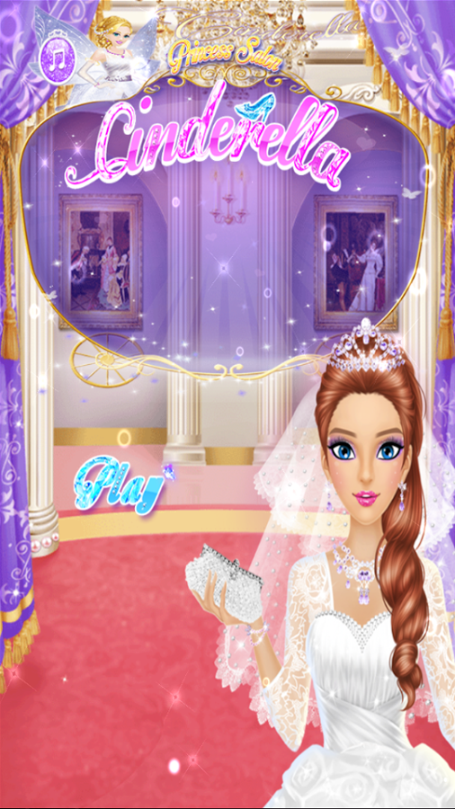 ** Cinderella Fashion makeup salon: DressUp game截图5