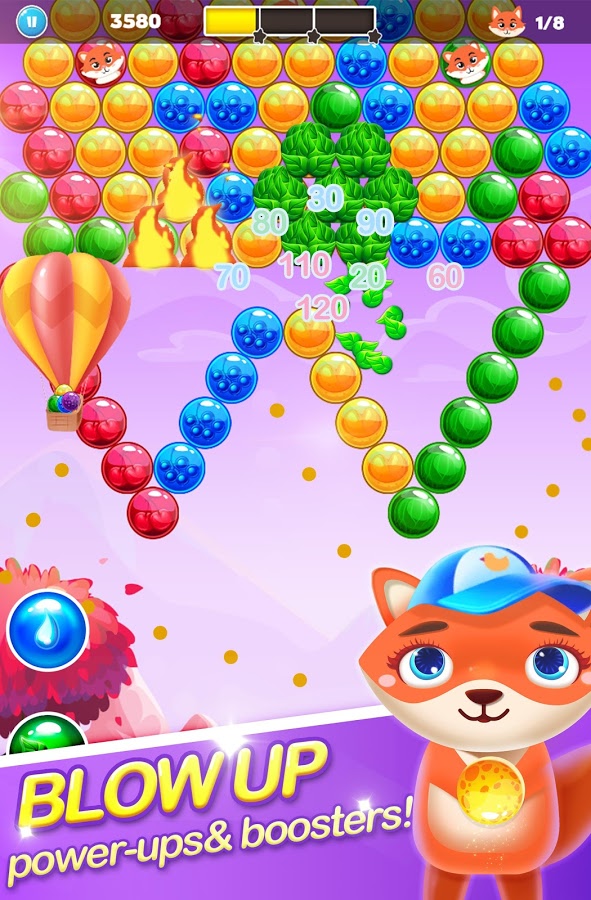 Bubble Shooter: Fox Rescue截图5