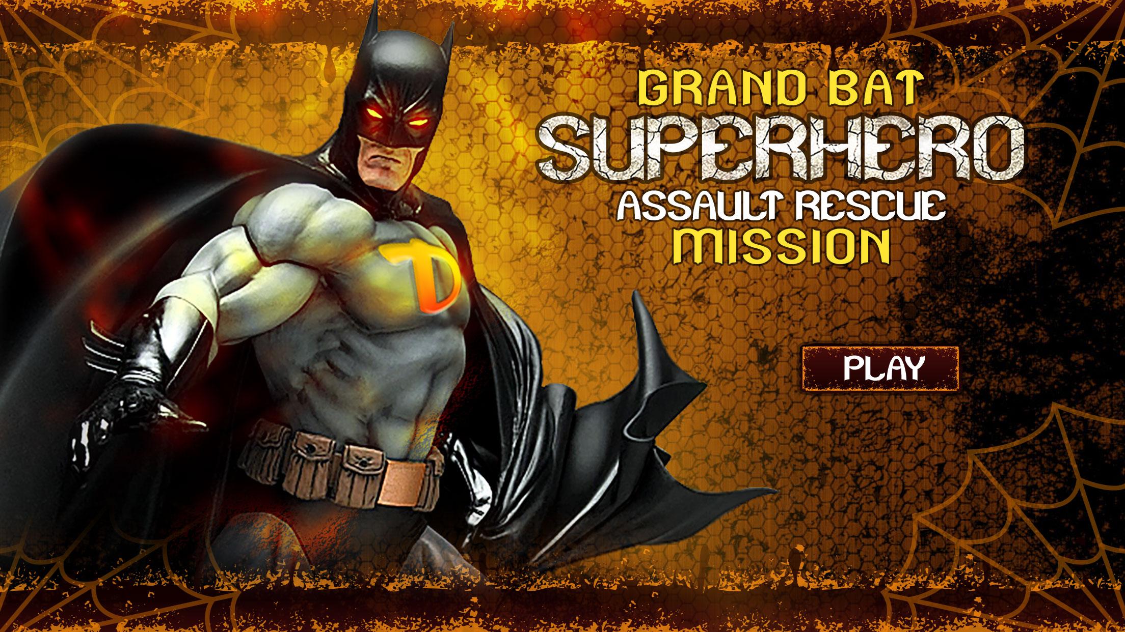 Grand Bat Superhero Flying Assault Rescue Mission截图5